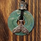 Scrolled Mermaid Tale Washer Necklace Scrolled Mermaid Tale Washer Necklace