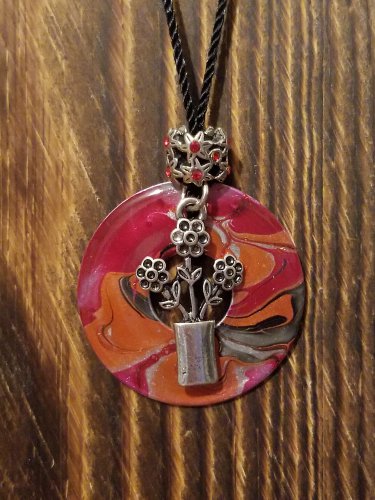 Pretty Posies Washer Necklace
