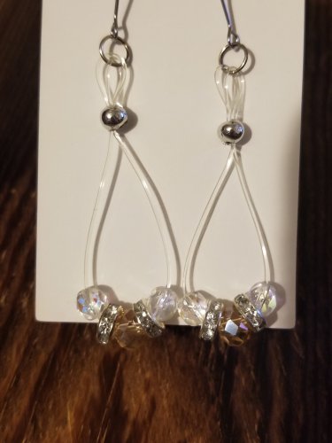 Amber Invisible Hoops
