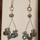 Crystal Heart Invisible Hoops