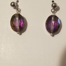 Oval Purple Studs Oval Purple Studs