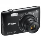 Nikon Coolpix A300 20.1MP 8x Optical Zoom NIKKOR WiFi Black Digital Camera