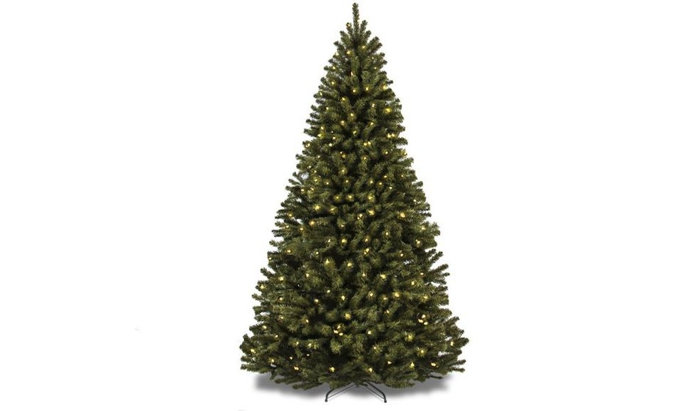 6FT Pre-Lit Spruce Hinged Artificial Christmas Tree w/ UL Certified Lights