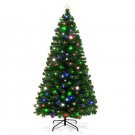 7FT Fiber Optic Artificial Christmas Tree w/ UL Certified Lights