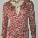 NWT ADELE FADO designer mini dress Italy wrap 40 2 long sleeve multi color NWT ADELE FADO designer mini dress Italy wrap 40 2 long sleeve multi color