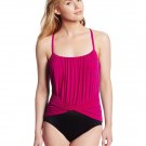 NWT MAGICSUIT by MIRACLESUIT 8 slimming swimsuit Underwire Jerry magenta