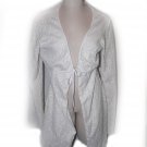 New COSABELLA L white stretch lace robe swimsuit cover up heavyweight white ties
