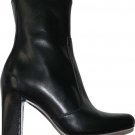 NEW MaxMara boots leather Italy black 35 5 ankle designer Max Mara heels