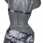 NWT CLOVER CANYON M neoprene swimsuit bikini chrome divide 2pc scuba celebrity