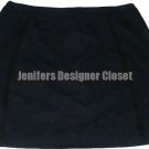 NWT MARC JACOBS mini skirt 10 linen wool fully-lined designer runway navy career