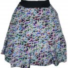 NWT ANNA MOLINARI of Blumarine silk career skirt runway $550 40 multi color