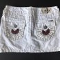 NWT LAGUNA BEACH JEANS Co. 25 Denim White Mini Skirt designer short