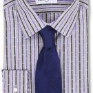 NWT ROBERT GRAHAM dress shirt 17 striped purple cotton woven L/S NWT ROBERT GRAHAM dress shirt 17 striped purple cotton woven L/S