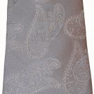 NWT VALENTINO Italy SILK tie necktie paisley silver gray woven luxe designer