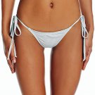 NWT SUN KITTEN S Blondie string tie swimsuit bottom polka dot blue designer
