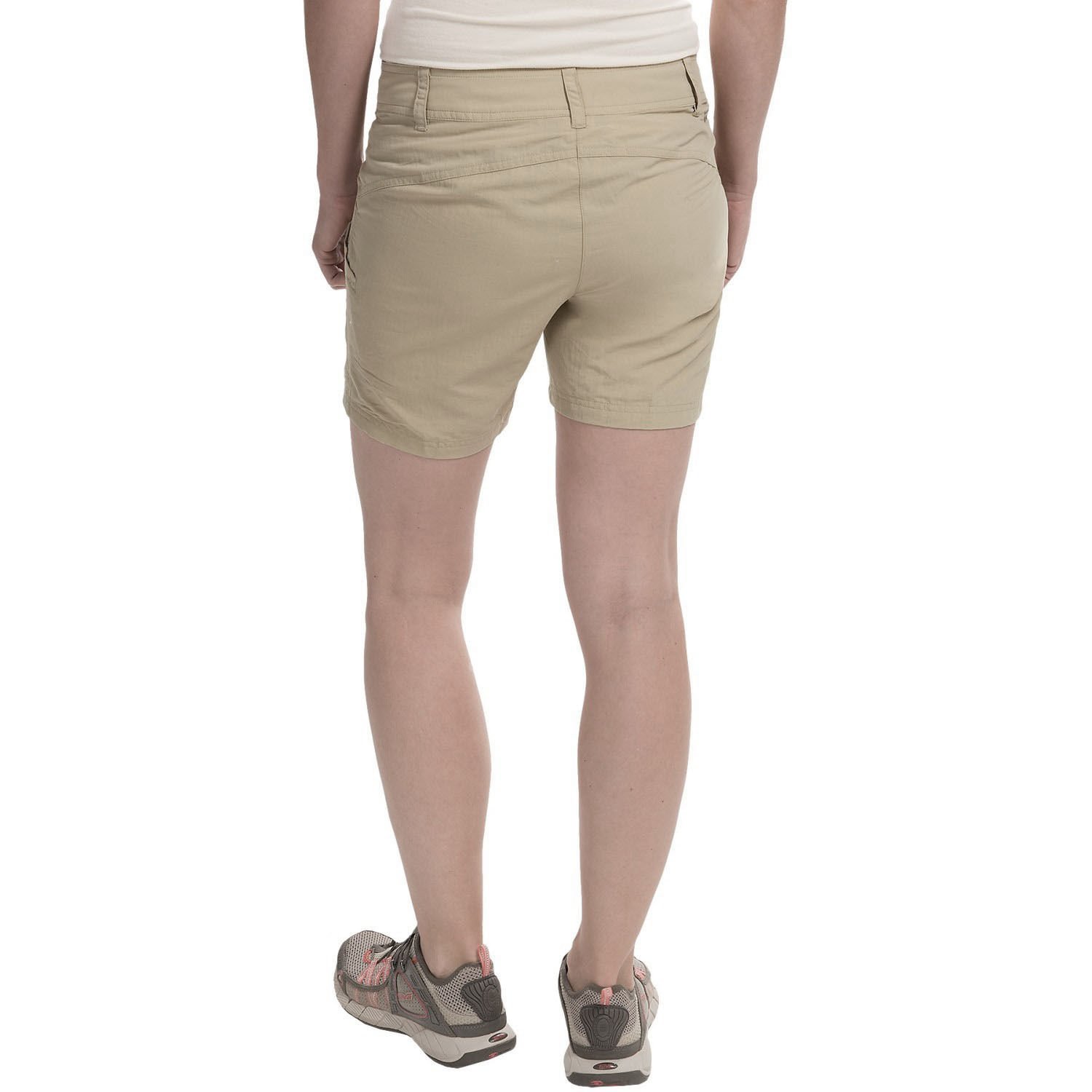 NWT EXOFFICIO Nomad shorts 2 women's khaki water resistant hiking ...