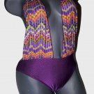 NWT STUDIO LA PERLA 48/12 Italy 1PC plunging swimsuit sexy convertible one piece