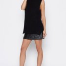 NWT JOIE Alpaca M wool sleeveless turtleneck sweater so soft black caviar $248
