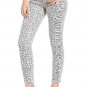 NWT CURRENT ELLIOTT 23 The Stiletto Warped Leopard Jeans skinny jeggings $228