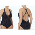 NWT MICHAEL KORS 22W Plus Sized lace-up cris-cross back one piece swimsuit NWT MICHAEL KORS 22W Plus Sized lace-up cris-cross back one piece swimsuit