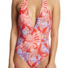 NWT RED CARTER S plunging halter one-piece swimsuit deep V red low back $165 NWT RED CARTER S plunging halter one-piece swimsuit deep V red low back $165