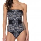 NWT RED CARTER ladies XS macrame sides strapless swimsuit bathing suit $185