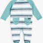 NWT 7 For All Mankind 6-9 mo infant baby one pc footie footed outfit snap outfit