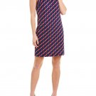 NWT TRINA TURK printed M upscale above knee shift dress ponte knit geo bright NWT TRINA TURK printed M upscale above knee shift dress ponte knit geo bright