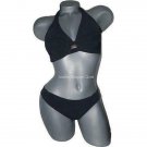 NWT GIDEON OBERSON 8 halter bikini swimsuit black 2PC Israel designer
