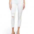 NWT J BRAND 835 white denim jeans 34 skinny stretch $198 destructed cropped NWT J BRAND 835 white denim jeans 34 skinny stretch $198 destructed cropped