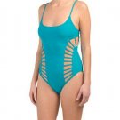 NWT RED CARTER S strappy splice dice cut out Oasis swimsuit green one piece