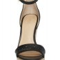 New BOTKIER 8.5 leather platform wedge heels espadrilles shoes sandals ankle