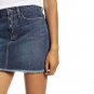 NWT CURRENT ELLIOTT 25 Exposed Fly frayed hem denim jeans 5 Pocket mini skirt