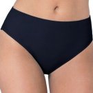 NWT GOTTEX classic 8 mid rise hipster bikini tankini bottom black tutti frutti