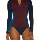 NWT HELEN JON XS rash guard island surf shirt swim top UPF 50 sunscreen $110