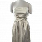 NWT SHOSHANNA dress 10 metallic gold strapless holiday prom cocktail homecoming NWT SHOSHANNA dress 10 metallic gold strapless holiday prom cocktail homecoming