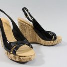 CAR SHOE 37 B wedge high heels black patent platform shoes $395 dust bags box CAR SHOE 37 B wedge high heels black patent platform shoes $395 dust bags box