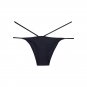 NWT Pily Q twiggy bikini swimsuit bottom L strappy skimpy midnight gold sexy