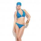 NWT GOTTEX designer swimsuit bikini halter 12 Israel aqua purple sexy 2 PC NWT GOTTEX designer swimsuit bikini halter 12 Israel aqua purple sexy 2 PC