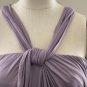 New POLECI L designer dress purple summer pullover sundress stretch modal violet
