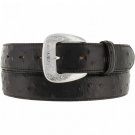 NWT TONY LAMA men's 42 big Ostrich Print black leather dress belt western NWT TONY LAMA men's 42 big Ostrich Print black leather dress belt western