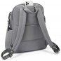 NEW TUMI Voyageur Ruby Backpack gray leather carry-on laptop bag travel business