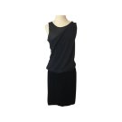 New POLECI 0 designer dress pullover black sleeveless velvet skirt draped top New POLECI 0 designer dress pullover black sleeveless velvet skirt draped top