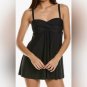 NWT NICOLE MILLER NY 2X formed bra Plus Size Swimdress One-Piece Swimsuit