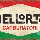 Dellorto Carburetor, 157 Vintage Garage Italian Car Parts, Large Metal/Tin Sign