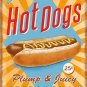 Hotdog Classic Advert 50's Dinner Kitchen Cafe Food Retro, Small Metal/Tin Sign