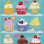 Cupcakes Baking Kitchen Vintage Retro Shabby Chic Novelty Fridge Magnet