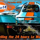 Porsche 917K Racing Car Le Mans Classic Garage Advertising Medium Metal/Tin Sign
