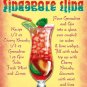 Classic Singapore Sling Cocktail Bar, Pub & Restaurant Novelty Fridge Magnet