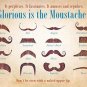 Glorious is the Moustache! Tash Collection Old Barber Shop Medium Metal/Tin Sign